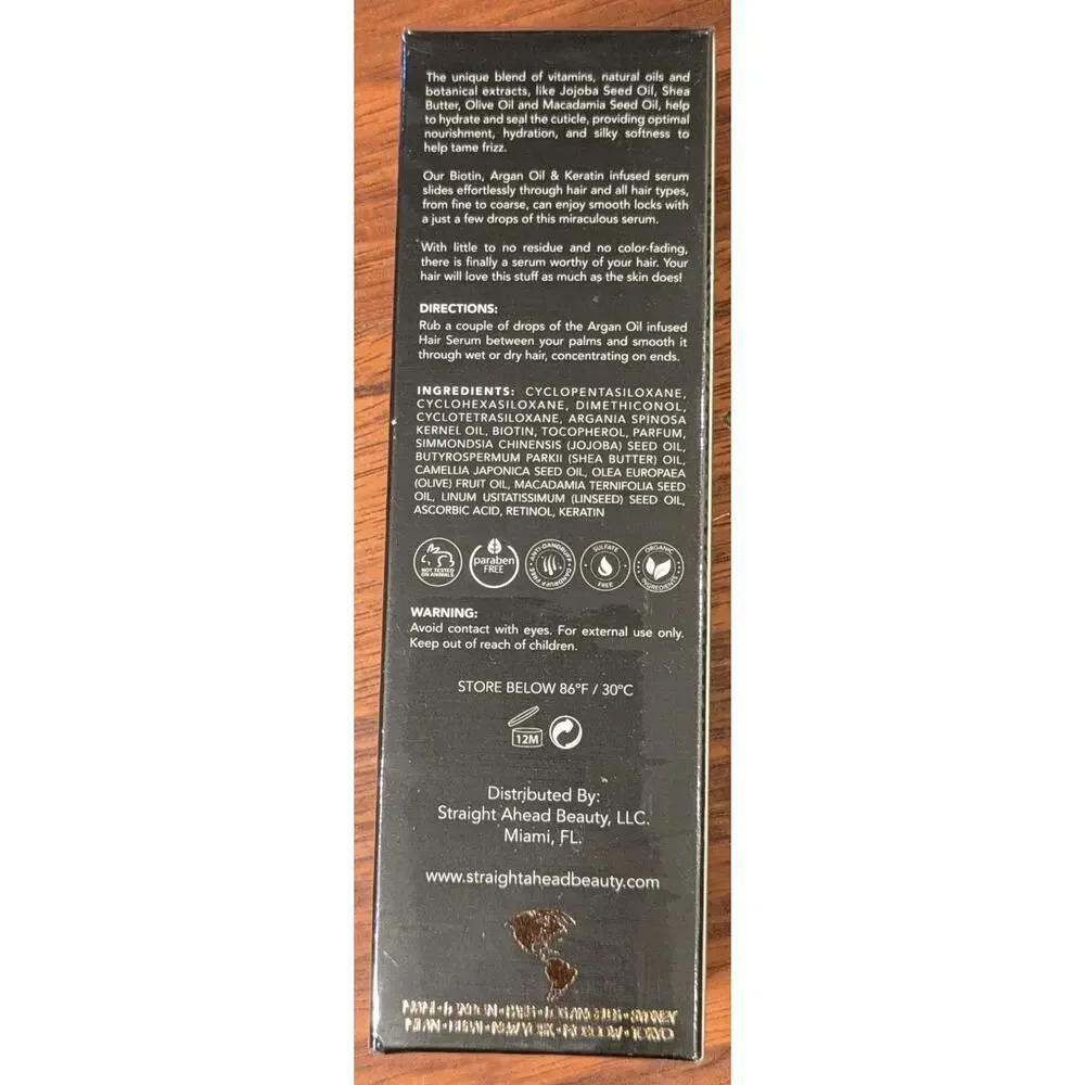 El Mejor Sérum Capilar Marroquí Con Biotina, Aceite de Argán y Queratina